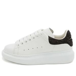 Кроссовки oversized sneaker 'white jet black crystal' Alexander Mcqueen, белый