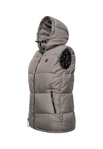 Стеганый жилет ледяные хлопья MARIKOO, серый