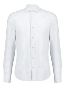 Полосатая рубашка с длинными рукавами Boglioli, синий