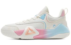 PEAK Баскетбольные кроссовки Sharp Marks, низкие, мужские, белые, розовые, синие