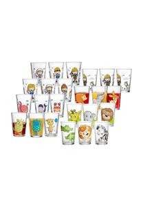 Стаканы детские Ritzenhoff & Breker животные и профессии, 205 мл, 24 штуки