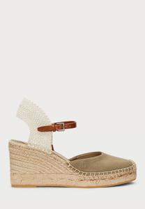 Эспадрильи ROBBY CANVAS & JUTE ESPADRILLE Lauren Ralph Lauren, оливковый