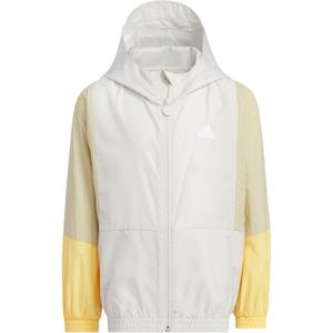 Унисекс куртка с капюшоном тонкие Adidas, желтый коричневый