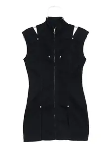 Платье без рукавов с застежкой-молнией спереди Jean Paul Gaultier, синий