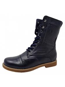 Ботинки на шнуровке синего цвета Andrea Conti SHOES