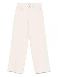 Широкие джинсы с завышенной талией DKNY, нейтральный