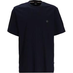Футболка с логотипом Boss Double B HUGO BOSS, морской синий