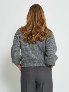 Свитер цвета серый меланж Peppercorn