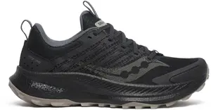 Женские трейловые беговые кроссовки Ride TR2 Saucony, Black/Carbon