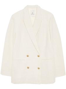 ANINE BING двубортный блейзер Jasmine, нейтральный цвет
