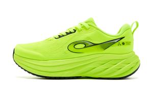 QIAODAN Низкие кроссовки для бега с амортизацией, противоскользящие и износостойкие, мужские, желто-черные