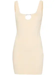 Трикотажное платье мини La Robe Sierra JACQUEMUS, желтый