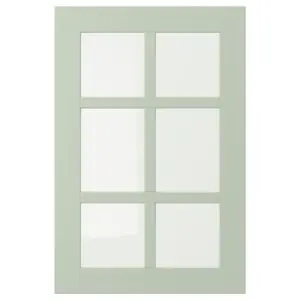 Стеклянная дверь, светло-зеленый, 40х60 см, STENSUND IKEA