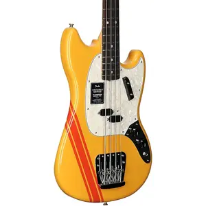 Электрический бас Fender Vintera II '70s Mustang (с чехлом), Конкурсный оранжевый