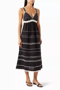 Платье Everly в черно-белую полоску Sofie the Label