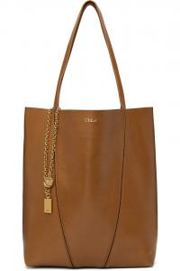 Chloé spin' tote Chloé, коричневый