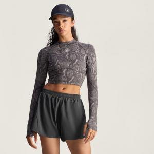 Лонгслив Adidas By Stella McCartney Training Longsleeve Crop Printed, цвет Charcoal/Black