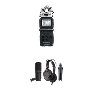 Портативный цифровой рекордер Zoom H5 Podcast Mic Kit with Handy Recorder, Mic, Headphones &