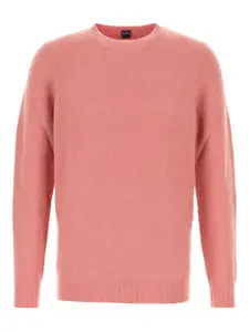 Свитер из смесовой шерсти Fedeli, розовый