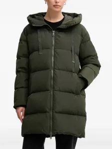 Пуховик с капюшоном Mos Mosh, зеленый