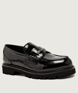Кожаные мокасины Lowell Karl Lagerfeld, черный