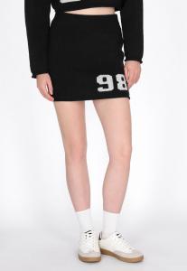 Юбка myMo Mini skirt, Black White/Black