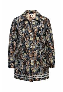 Короткое пальто FLORAL Ulla Popken, черный