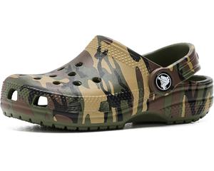 Детские кроксы Classic Camo (для малышей) Crocs Kids, Army Green Multi