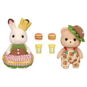 Sylvanian Families набор гамбургер сумка куклы плюшевый кулон маленький размер tall SylvanianFamilies