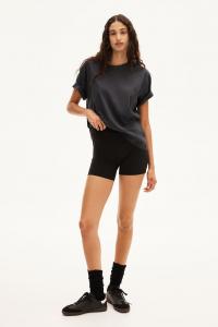 Хлопковая футболка H&M, серый