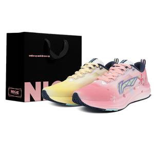 LINING Red Hare 8 с амортизацией, нескользящая поддержка, низкие кроссовки для повседневных тренировок, бега на длинные дистанции и перемещений по городу