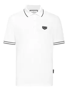 Рубашка поло с логотипом Philipp Plein, белый