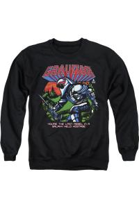 Atari Last Rebel Взрослый свитшот с круглым вырезом Gildan, черный