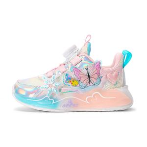 Нескользящие, износостойкие, упругие, легкие, амортизирующие, повседневные низкие детские кроссовки NEZHACHAOHAI, розовый