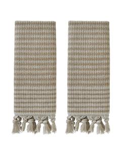 Набор из двух полотенец для рук Long Borough из турецкого хлопка, 26 x 16 дюймов SKL Home, цвет tan