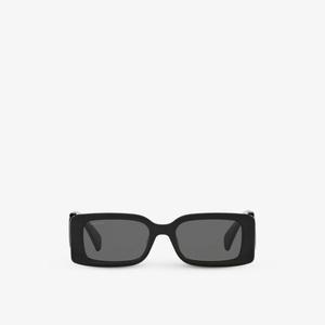 Солнцезащитные очки из ацетата в прямоугольной оправе с фирменным логотипом GG1325S Gucci, черный