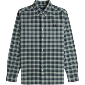 Клетчатая рубашка FRED PERRY, зеленый