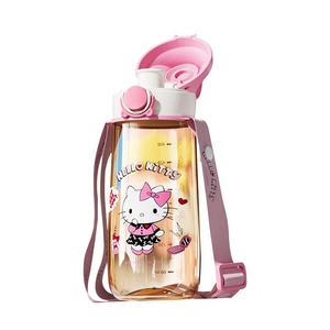 Стакан с пластиковой соломкой PPSU Sanrio, розовый