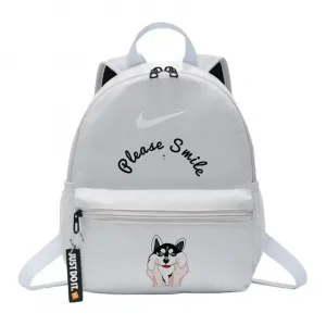 Nike Тканевый рюкзак унисекс дикой природы серый, Puppy Letter