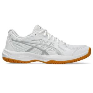 Женские кроссовки для зала ASICS Upcourt 6 W – белые/чисто серебристые