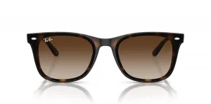 Женские квадратные солнцезащитные очки Ray-Ban RB4420, Havana/Brown Gradient