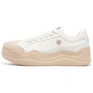 Скейтбордические кеды женские низкие Feather белый/абрикосово-коричневый 361°