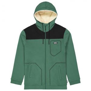 Толстовка с капюшоном на молнии из флиса и плюша, цвет дымчатой сосны - s Picture