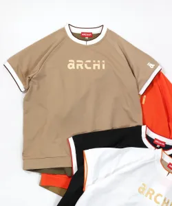 Пуловер из быстросохнущего пике с УФ-защитой, сочетающий цвета спереди и сзади Archivio, цвет Beige(119)