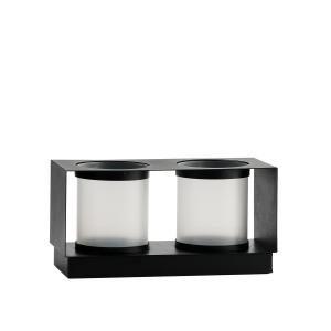 Подсвечник home&you черный, 12,5/14,5/29 см