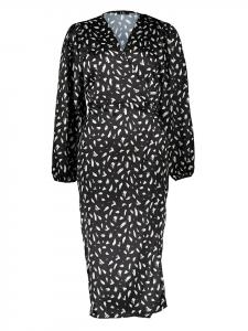 Платье до колена LA Angels Kleid, черный/белый