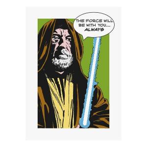 Фреска Komar Star Wars Comic Quote Obi Wan, разноцветный