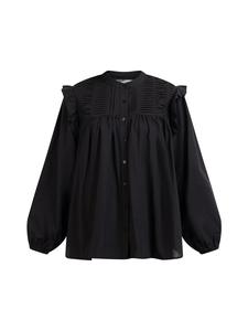 Женская блузка с длинными рукавами черного цвета DreiMaster Vintage