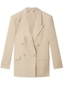 Двубортный блейзер STELLA MCCARTNEY, нейтральный