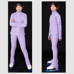 HEAD Костюм для фигурного катания, тренировочный комплект для взрослых женщин, утепленные брюки с флисом, набор, Purple Set (утепленная версия), размер XL